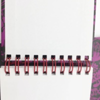 Papier hebdomadaire personnalisé en spirale, 60 feuilles de papier, taille Mini, couverture rigide
