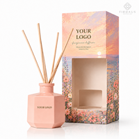 Diffuseur de parfum en verre de style scandinave Firdaus, design minimaliste moderne, décoration d'intérieur, conteneur de parfum, conception personnalisée OEM