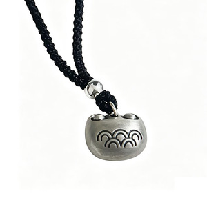 Collar de plata Kaiming S925 con colgante de nube auspiciosa retro chino para mujer, uso diario - Product Image 5