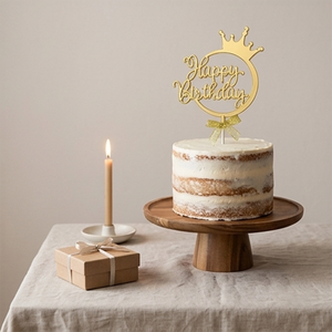 SOTON Cake Topper Plastic <strong>Letter</strong> Word Style Birthday Party Decoration Metallic Gold Non <strong>Edible</strong> Wholesale - Product Image 4
