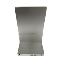 Boîtier pliable en aluminium sur mesure, usiné CNC, support d'affichage, boîtier en aluminium, pièces non standard