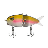 Leurre miniature multi-segments à coulée lente 6,5g/6,2cm, micro-leurre nageur oscillant, imitation pour Black Pit Bass, mandarin et tête de serpent