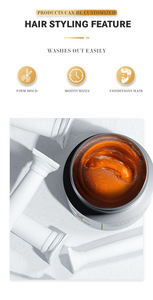 โพเมดเส้นใยผมออร์แกนิค สูตรน้ำ ยึดเกาะเส้นผมแน่น สำหรับแบรนด์ส่วนตัว (OEM)  วีแกน - Product Image 3