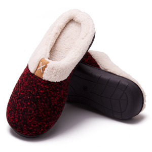 Cozy <strong>Wool</strong> Like Lining Memory Foam slip on Clog Indoor Outdoor Winter House <strong>Slipper</strong> for Men - Product Image 4