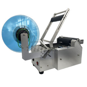 Machine d'étiquetage manuelle pour bouteilles en métal/verre, machine d'étiquetage semi-automatique pour petites entreprises - Product Image 6