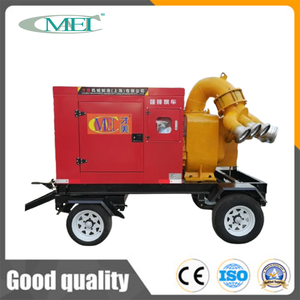 Máy bơm lũ di động máy thoát nước hệ thống kiểm soát lũ động cơ diesel Máy bơm nước dòng chảy cao Bơm bể phốt cho lũ lụt - Product Image 2