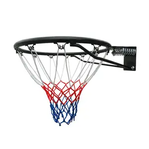 Ev için kapalı basketbol Set katı Metal çelik basketbol halka jant duvara montaj asılı demir taşınabilir basketbol potası