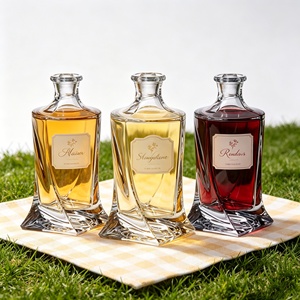 Venta Directa <span class=keywords><strong>de</strong></span> Fábrica, Botella <span class=keywords><strong>de</strong></span> Vidrio Vacía Personalizada con Grabado para Licores, Ginebra, Vodka, Whisky, Envase para Licores - Product Image 3