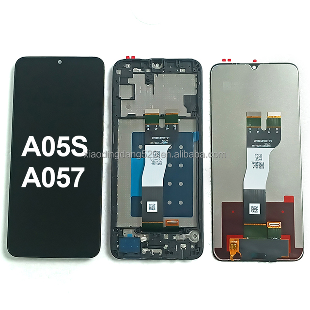 A057F OEM Mobile Phone Pantalla Tela Replacement LCD Touch Screen Digitizer Assembly with Frame A05S Display for Samsung Galaxy