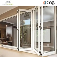 Fenêtre modulaire pliante architecturale multi-ombres avec configurations personnalisables pour les lieux commerciaux