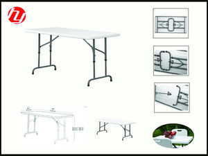 ホワイトガーデン屋外多目的プラスチックテーブルとイベント用椅子折りたたみ式プラスチックテーブルなし - Product Image 2