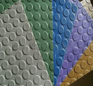 Vente en gros de tapis de sol antidérapants en EPDM NBR à motifs de pièces de monnaie 3mm 5mm Feuilles de <span class=keywords><strong>caoutchouc</strong></span> néoprène pour barrage en latex - Product Image 3