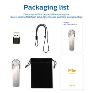 Enregistreur vocal intelligent portable mini IC AI, clé USB 64 Go, <span class=keywords><strong>dictaphone</strong></span> audio intelligent, précision de 98 %, 8 heures d'enregistrement, multilingue - Product Image 5