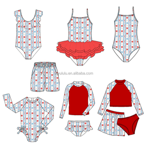 Custom Children Kids <strong>Swim</strong> <strong>Suit</strong> Manufacturers Recycled Fabric UV <strong>Toddler</strong> Swimwear Beachwear Floral Girls One Piece Swimsuit - Product Image 3