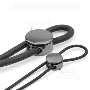 Kẽm hợp kim chuyển đổi kim loại dây rút Stopper niken-miễn phí dây kết thúc với mùa xuân khóa cho giày quần áo xuống May Áo Khoác - Product Image 3