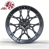 Jantes forgées monobloc 16-24 pouces gris anthracite à rayons multiples 5x112 5x120 pour BMW M Mercedes AMG Tesla Performance Tuning