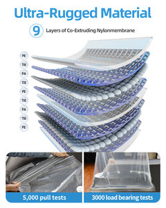 10Packe Bolsa de almacenamiento de edredón de alta calidad Bolsa de compresión de viaje impermeable a prueba de polvo para el hogar - Product Image 6