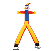 Danseur gonflable à double jambe personnalisé pour l'ouverture et la publicité promotionnelle