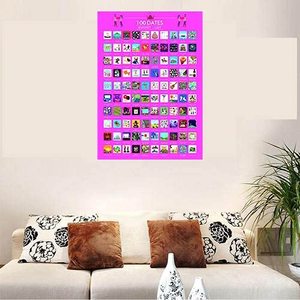 Magnifique cadeau d'anime, <span class=keywords><strong>affiche</strong></span> personnalisée avec impression couleur sur papier fantaisie, papier couché, à <span class=keywords><strong>gratter</strong></span> pour les couples - Product Image 4