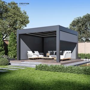 Parasol de jardin/balcon autoportant de haute qualité, écologique, résistant au vent et à l'eau, motorisé ou manuel - Product Image 5