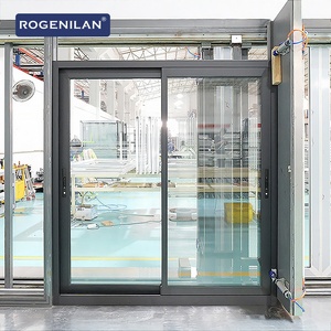 Fenêtre coulissante double vitrage en aluminium personnalisable Rogenilan, étanche, pour cuisine, balcon, maison - Product Image 3