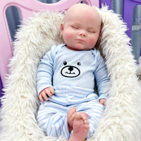 Poupée Reborn professionnelle de 18 pouces en silicone alimentaire massif, réaliste, pour la formation en sage-femme, la formation en soins infirmiers et la thérapie