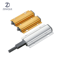 Vente en gros d'armoire dissimulée directe en aluminium système poussoir pour ouvrir la porte magnétique dispositif de rebond loquet pour la cuisine