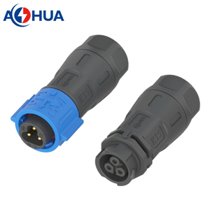 Montaje de nailon PA66 10A 1,0 0,75 0,5mm fijación de tornillo de alambre conector de alimentación de enchufe impermeable de 3 pines tipo autoblocante K15 - Product Image 3