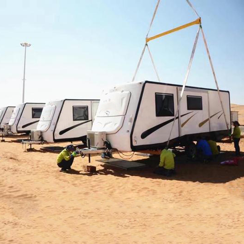 Camping-car personnalisé de luxe de couleur blanche pour loisirs et Camping Rv remorque