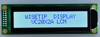 Fabricantes de paneles de pantalla LCD Wisetip Vc20X2A Solución de pantalla de módulo LCD de caracteres
