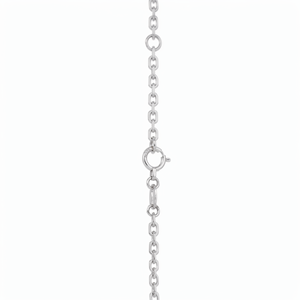 Collar de Cadena Fina Minimalista en Platino Pt950 Blanco para Hombre y Mujer, Joyería Atemporal de Platino Sólido de 8.4g, Regalo para Uso Diario - Product Image 2