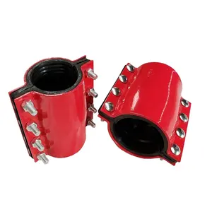 Mechanical Couplings Joint Fitting CI DI PE PVC Hdpe Water Pipe Split Sleeve Repair Clamp