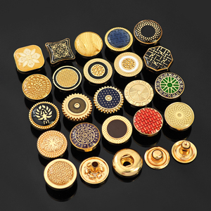 Tùy Chỉnh Mô Hình Thiết Kế Logo Abaya Thobe Người Đàn Ông Áo Sơ Mi Kẽm Hợp Kim 12Mm Báo Chí Kim Loại Nút May <span class=keywords><strong>Snap</strong></span> Nút - Product Image 1