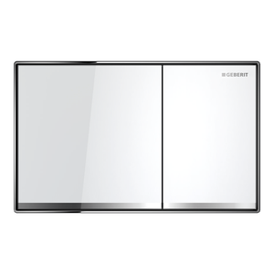 Piastra di Controllo in Vetro Nero SIGMA 60\" a Filo Muro, Vetro Decorativo - Product Image 1