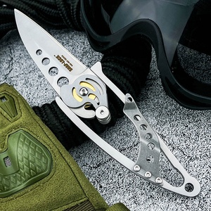 D2 Steel DIY Industrial OEM Pocket Knife 420 Steel Handle Versatile Outdoor <b>Camping</b> Survival <b>Multi</b>-functional EDC <b>Tool</b> Daily - Product Image 5