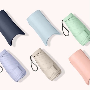 Popular Reseller Products Mini <b>Umbrella</b> 5 Fold Pocket Tiny Mini Portable Cute <b>Umbrellas</b> with Macaron Color - Product Image 6