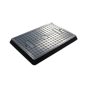 EN124 C250 D400 E600 분실 방지 DCI 맨홀 커버 24 인치 주차장 및 보도 용 주철 맨홀 커버 - Product Image 4