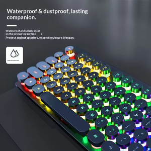 Clavier et souris ergonomiques filaires USB LED silencieux à 104 touches, universels pour PC, ordinateur portable, périphériques de jeu - Product Image 4