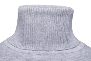 Nouveau printemps automne hommes mode tricot <span class=keywords><strong>tour</strong></span> <span class=keywords><strong>de</strong></span> <span class=keywords><strong>cou</strong></span> col haut <span class=keywords><strong>à</strong></span> manches longues couleur unie mince décontracté hauts Blouse tricots pull - Product Image 3