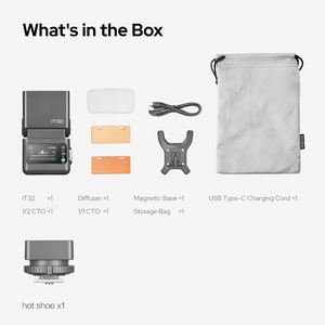 <span class=keywords><strong>Flash</strong></span> Godox IT32 con Trigger Integrato X5S, TTL HSS, Schermo Touch, Kit Wireless Magnetico per Fotocamere Sony - Product Image 2