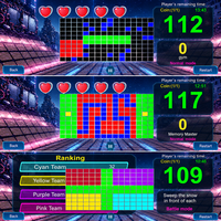 Carrelage de sol interactif à LED, jeu RGB à détection de mouvement, multijoueur pour les enfants, fête, piste de danse, divertissement, jeu parent-enfant