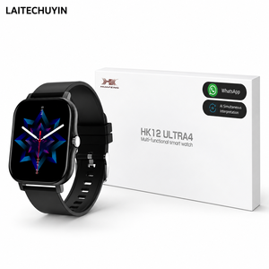 Montre connectée tendance 2026 HK12 ULTRA 4 avec écran AMOLED de 2,02 pouces, étanchéité IP67, rappel de sédentarité et prise en charge des réponses <span class=keywords><strong>WhatsApp</strong></span> - Product Image 4