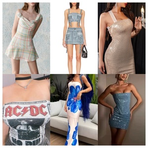 Vestido de falda larga de marca para mujer Ropa de verano al por mayor a granel para niños Nueva ropa de Bolso grande de segunda mano con precio de descuento - Product Image 2