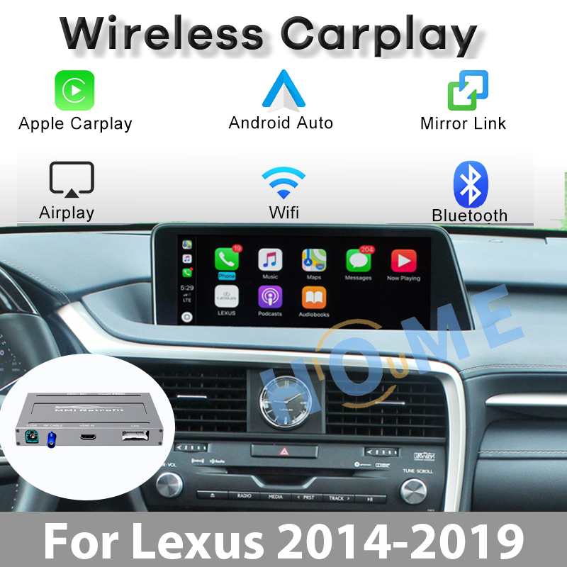 レクサス RX NX UX LX CT GS ES LS RC用 ワイヤレスCarPlay Android