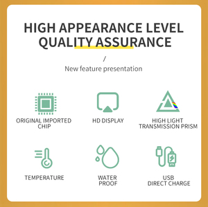 Máy đo đường khúc xạ tự động cầm tay kỹ thuật số, đo độ Brix, dùng cho trái cây, rau củ, có chức năng bù nhiệt độ - Product Image 2