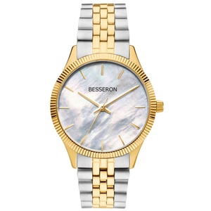 Montre pour femme de haute qualité, élégante, luxueuse, en acier inoxydable, cuir, quartz, résistante à l'eau, pour G274 - Product Image 2