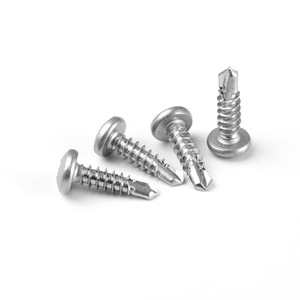 304/410/316 thép không gỉ tự khoan khai thác Vít đầu tròn mạ kẽm Pan & dovetail cho các tòa nhà ngoài trời cơ sở - Product Image 3