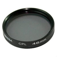 Accessoires pour appareil photo numérique, certifiés RoHS, en alliage d'aluminium usiné CNC, filtre polarisant circulaire CPL en verre optique de 46 mm