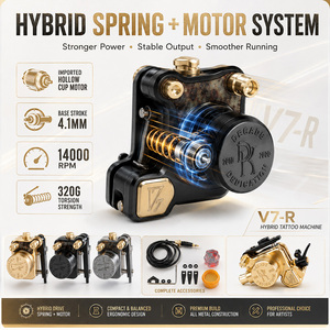 Máquina de <span class=keywords><strong>tatuaje</strong></span> Sunrise SR-TM012 con carrera ajustable, motor de copa hueca 4V-12V, pistola de <span class=keywords><strong>tatuaje</strong></span> eléctrica CNC para delinear y sombrear - Product Image 6