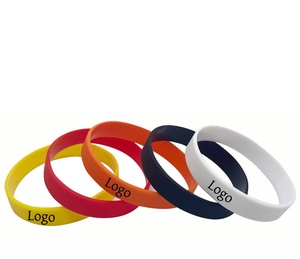 Custom logo Printed Promotional Silicone <b>Bracelet</b> Customized <b>Name</b> Rubber Eco Friendly Printed Wristband - Product Image 1